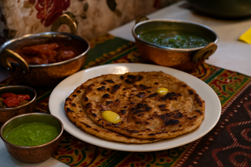 Bhookh Nashak Tandoori Aloo Paratha
